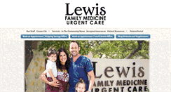 Desktop Screenshot of lewisfamilymed.com